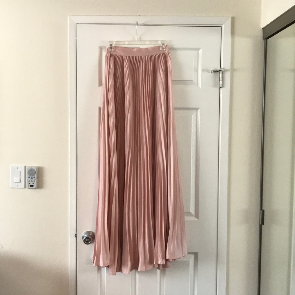 Lulus maxi pleated skirt